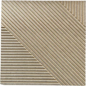 Boyanabilir Duvar Paneli Modern Karma 4 Adet (50 cm x 50 cm )8mm Ham Mdf