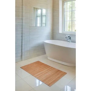 Avantage Home Peony - Naturel Bambu Kaydırmaz Banyo Matı 80 x 50 cm