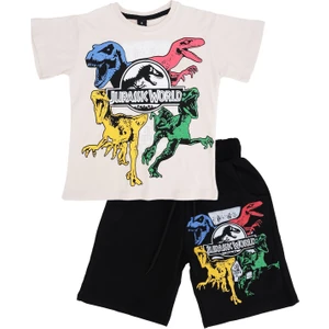 Jurassic World Baskılı T-Shirt Şort Takım