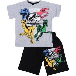 Jurassic World Baskılı T-Shirt Şort Takım