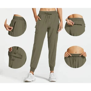 Ghassy Co. Kadın Quich Dry Hiking Athletic Joggers Doğa Yürüyüşü Günlük Pantolon