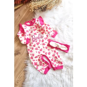 Baume Clothes Barbie 2 Li Puantiyeli Kız Bebek Tulum