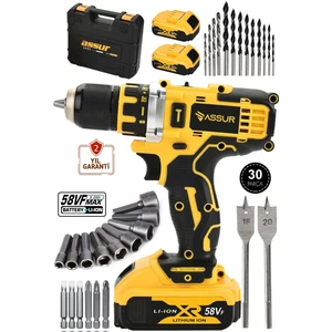 12V 2.0Ah Şarjlı Matkap Metal Şanzıman Bakır Sargılı Çift Akülü 84 Parça Set