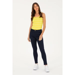 U.S. Polo Assn. Kadın Lacivert Pantolon (Kanvas-Chino) 50281692-VR033