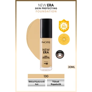 Note Cosmetics New Era Skin Protecting 130 Nemlendirici Etkili Spf 50 Hyaluronik Asitli Fondöten