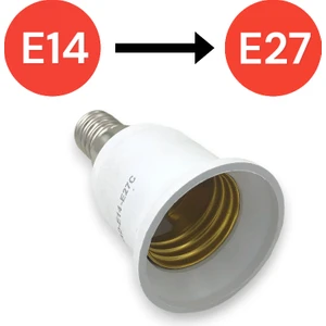 E14 'den E27 'e Dönüştürücü Duy - Pratik ve Güvenli Çözüm E27 To E14 Duy Dönüştürücü