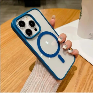 Vip Case Iphone 15 Pro Max Magsafe Wireless Şarj Özellikli Silikon 2mm Kamera Çıkıntılı Rema Kılıf