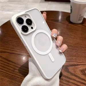 Vip Case Iphone 15 Pro Magsafe Wireless Şarj Özellikli Silikon 2mm Kamera Çıkıntılı Rema Kılıf