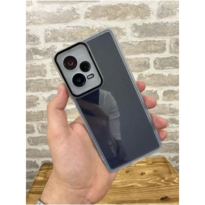 Vip Case Redmi Note 12 Pro |5g| Parlak Kamera ve Darbe Korumalı Kenarları Renkli Arkası Şeffaf  Berry Kılıf