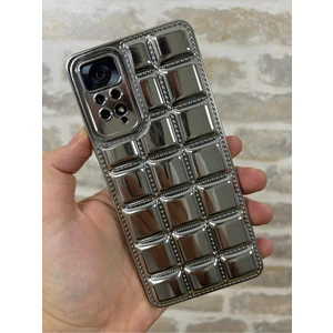 Vip Case Redmi Note 11 Pro ve Note 12 Pro |4g| Uyumlu Kabartmalı Dikiş Detaylı Baklava Desenli Parlak Vivid