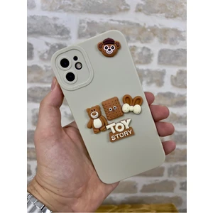 Vip Case Iphone 11 Ayıcık Desenli Sevimli Silikon Lansman Toy Bear Kılıf