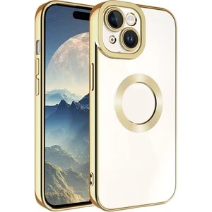 Vip Case Iphone 15 Plus Kamera Korumalı Logo Açık Parlak Omega Kılıf