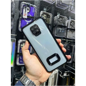 Vip Case Xiaomi Redmi Note 9 Pro ve Note 9s Uyumlu Logo Detaylı Kenarları Renkli Kamera Korumalı Luxury Omega