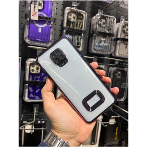 Vip Case Xiaomi Redmi Note 9 Pro ve Note 9s Uyumlu Logo Detaylı Kenarları Renkli Kamera Korumalı Luxury Omega