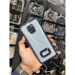 Vip Case Xiaomi Redmi Note 9 Pro ve Note 9s Uyumlu Logo Detaylı Kenarları Renkli Kamera Korumalı Luxury Omega