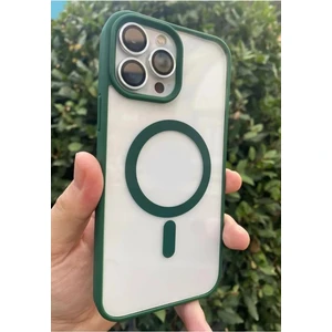 Vip Case Apple iPhone 12 Magsafe Wireless Şarj Özellikli Silikon 2mm Kamera Çıkıntılı Rema Kılıf