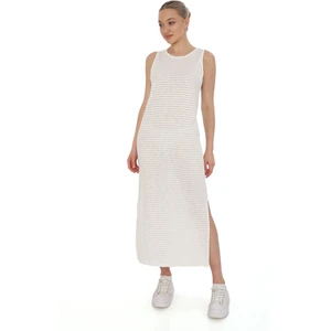 Penye Bizden  Transparan Plaj Elbise-Ekru