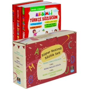 Mercan Okul Yayınları Süper Resimli Sözlük Seti 3 Kitap