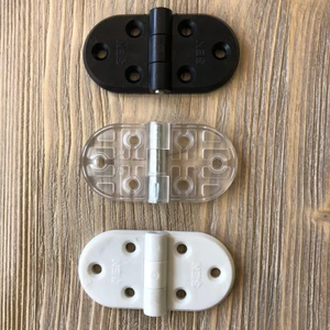 Gürçay Hırdavat Plastik Oval Menteşe 7cm - 2 Adet Şeffaf