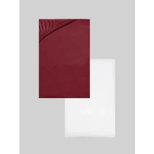 Melike Export 2 Adet Pamuklu ve Lastikli Penye Bebek Çarşaf (70X140)