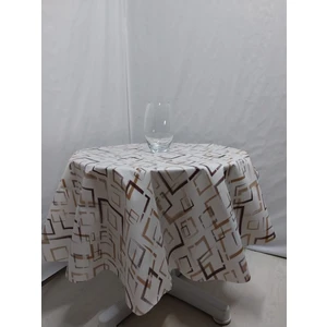 Pvc Silinebilir Muşamba Yuvarlak Masa Örtüsü Çap 140CM