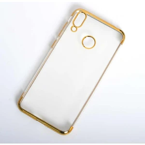 Huawei Honor 8c Köşeleri Renkli Şeffaf Kamera Korumalı Kılıf