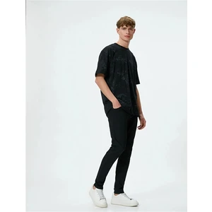 4SAM40322ND 999 Siyah Erkek Denim Basic Pantolon