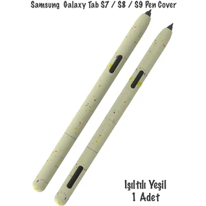 Samsung Galaxy Tab S7 Fe/s8 Plus/s9/s9 Fe Plus S Pen Uyumlu Koruyucu Kılıf Fosforulu Silikon