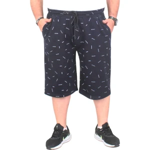 Moc Grande Mocgrande Erkek Büyük Beden Penye Şort Justice 24645 Lacıvert