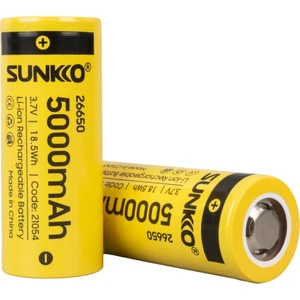3.7 Volt 5000 Mah 26650 Şarj Edilebilir Pil (Tekli)