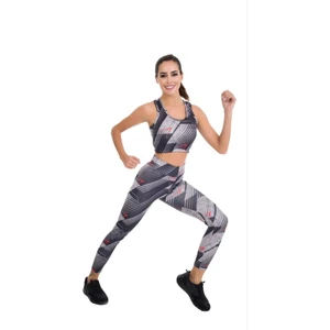Çeşitli Renklerde Renk ve Beden Seçenekli Lady Sporcu Uzun Tayt Büstiyer Spor Takım