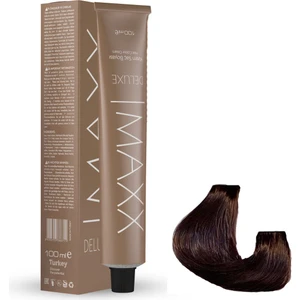 Maxx Deluxe Tüp Boya 6.77 Işıltılı Kahve 60 ml x 4 Adet
