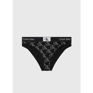 Calvin Klein Siyah - Beyaz Kadın Bikini Külot 000QF7222E