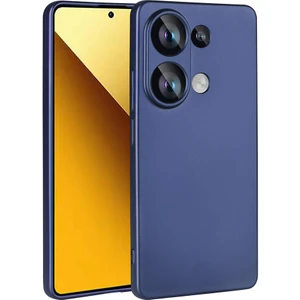 Cepte Aksesuar Xiaomi Poco M6 Pro 4g Uyumlu Cpt Kılıf Zore Premier Silikon Kapak-Lacivert