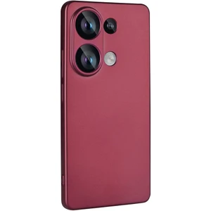Cepte Aksesuar Xiaomi Redmi Note 13 4g Uyumlu Cpt Kılıf Zore Premier Silikon Kapak-Mürdüm
