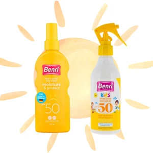 Nem & Koruma Güneş Spreyi - Benri Yüksek Korumalı Çocuk Güneş Spreyi 50 Spf 150 Ml 2li Set
