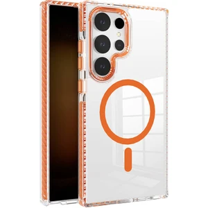 Galaxy S24 Ultra Uyumlu Gkm Kılıf Magsafe Şarj Özellikli Airbagli Takılabilir Askı Aparatlı Zore Nan