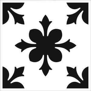 Stencil Sarayi Boyama Şablon Damask Çini Mandala - 8392