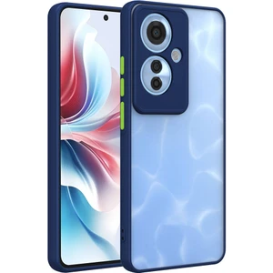 Ezotech Oppo Reno 11F 5g Uyumlu Ezo Kılıf Zore Hux Kapak-Lacivert