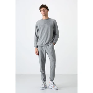 Air Jones Keith Gri Melanj Basic Erkek Eşofman Takım - 85231