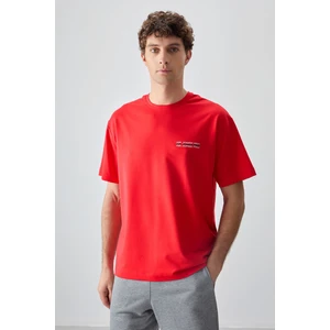 Air Jones Fiesta Pamuklu Kalın Yumuşak Dokulu Oversize Fit Baskılı Erkek T-Shirt - 88375