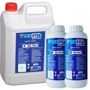 Ultra Şeffaf Döküm Tipi Epoksi Reçine 6 kg Set Epoxy Masa Sehpa Için