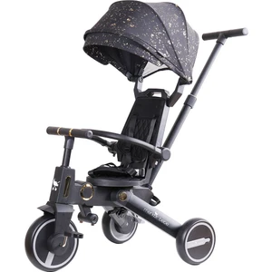 Merkür Bebe 7in1 Falky Katlanabilir Çift Yönlü Üç Tekerlekli Bebek ve Çocuk Bisikleti Gold Edition