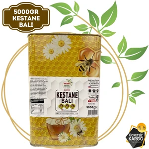 Baştan Yöresel 5kg Teneke 2. Sağım Kestane Balı