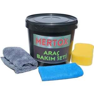 Oto Araba Araç Yıkama Temizlik ve Bakım Seti-12 PARÇA-8X500ML+BEZ Sünger Havlu Kova