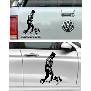 Sticker Usta Mustafa Kemal Atatürk Kocatepe Siluet Araba Oto Motosiklet Karavan Sticker 00617
