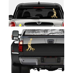 Sticker Usta Mustafa Kemal Atatürk Kocatepe Siluet Araba Oto Motosiklet Karavan Sticker 00617