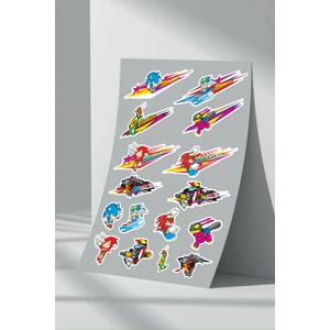 StickerMarket Sonic Sticker Seti