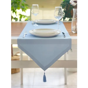 Desen İzmir Desenizmir Düz Renk Üçgen Runner Bebe Mavi