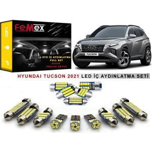 Hyundai Tucson 2021 Sonrası LED Iç Aydınlatma Ampul Seti Parlak Beyaz